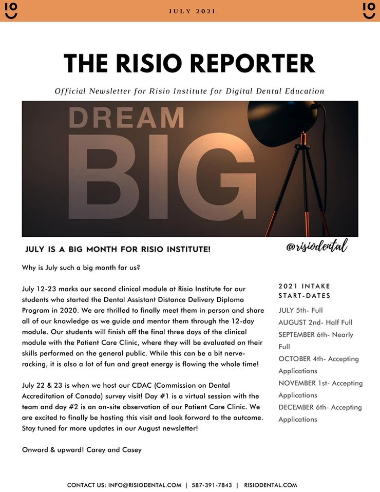 July 2021 Risio Reporter